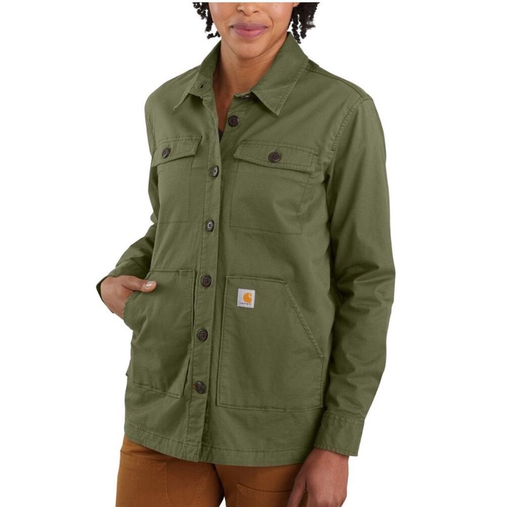 Carhartt Women's Rugged Flex Loose Fit Midweight Twill Jacket Size XS
